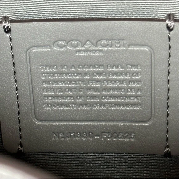 NWOT Coach Faye Convertible Backpack F30525 SV/Heather Gray MSRP $450